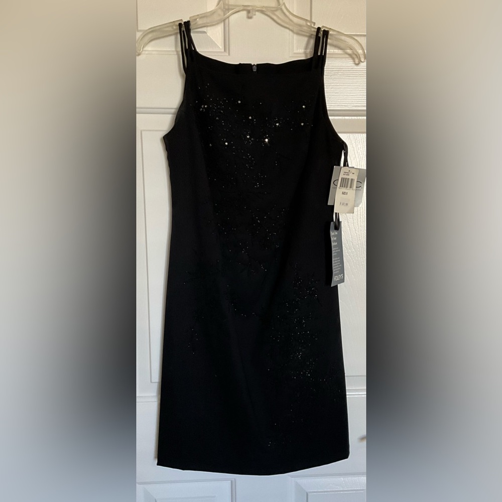 Black cocktail dress